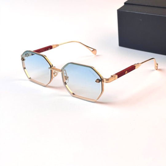 Maybach Octagonal – Rose Gold Blue Gradient