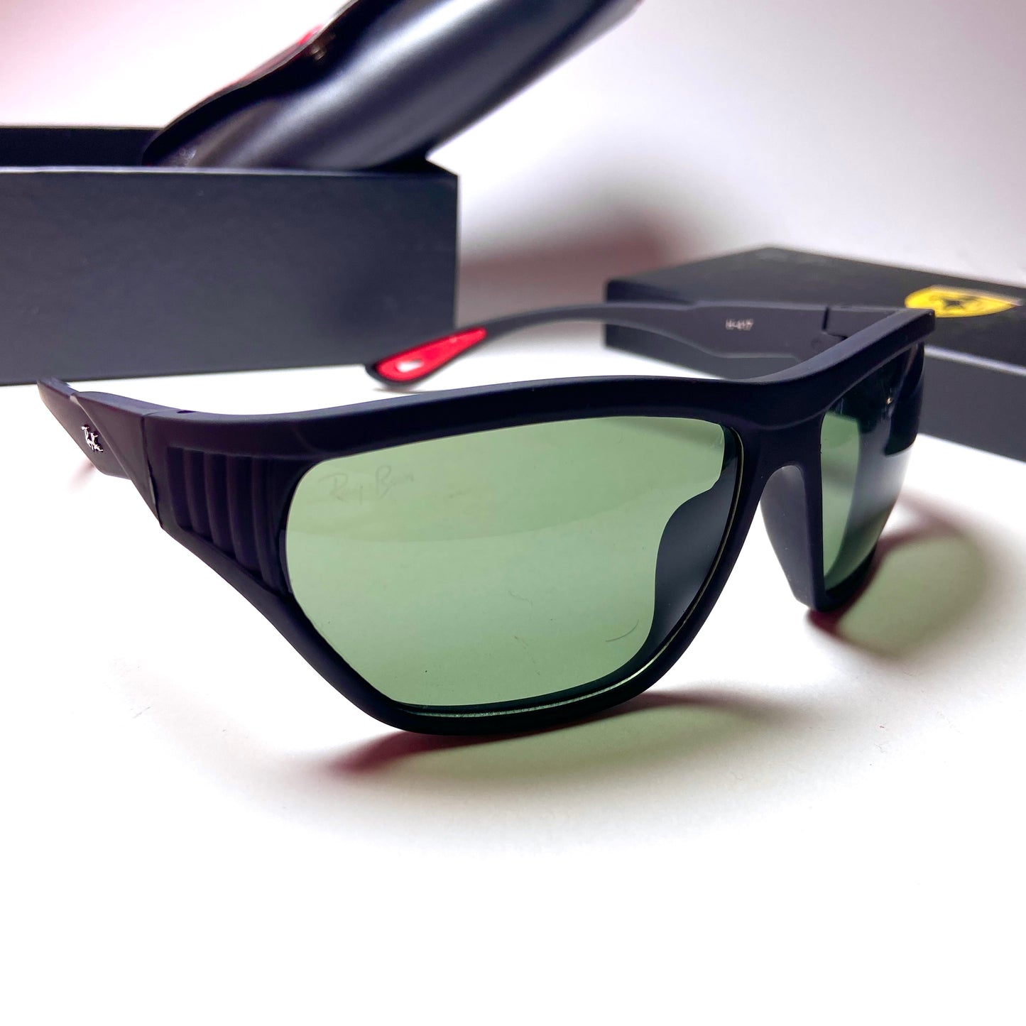 Ray Ban Scuderia Ferrari Edition oily green