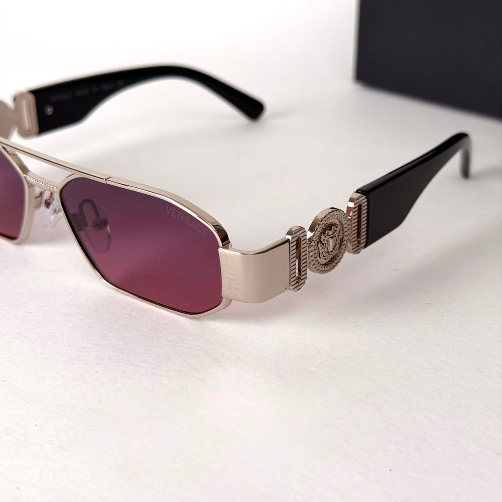 Versace Rectangular VE2267 – Silver Purple Gradient