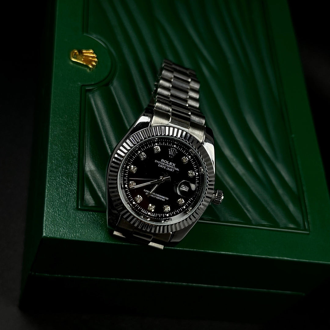Rolex Datejust For Him – Black Diamond Dial