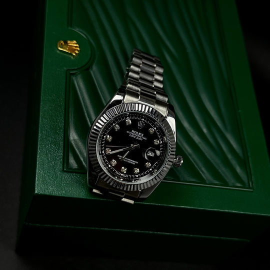 Rolex Datejust For Him – Black Diamond Dial