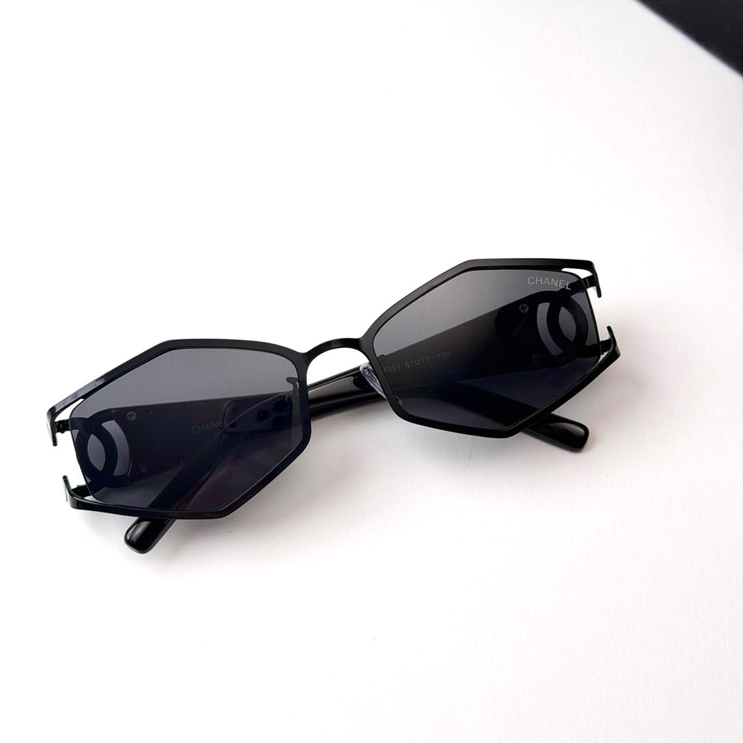 Chanel CC Open Frame – Black Smoke