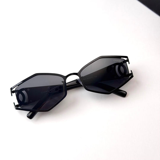 Chanel CC Open Frame – Black Smoke