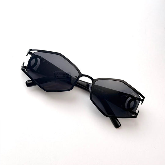 Chanel CC Open Frame – Black Smoke