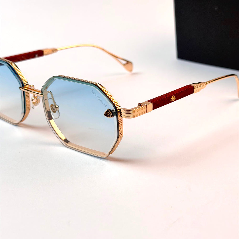 Maybach Octagonal – Rose Gold Blue Gradient