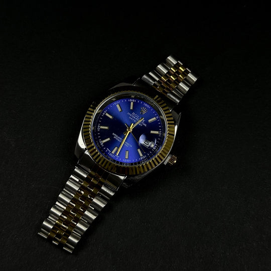Rolex Datejust For Him – Blue &amp; Two-Tone Gold