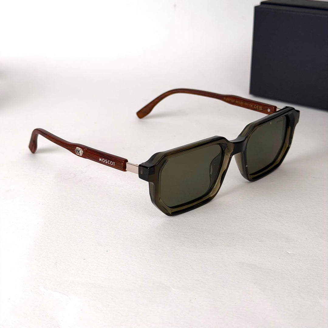 Moscot Square – Olive Green