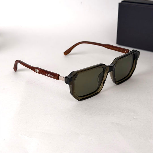 Moscot Square – Olive Green
