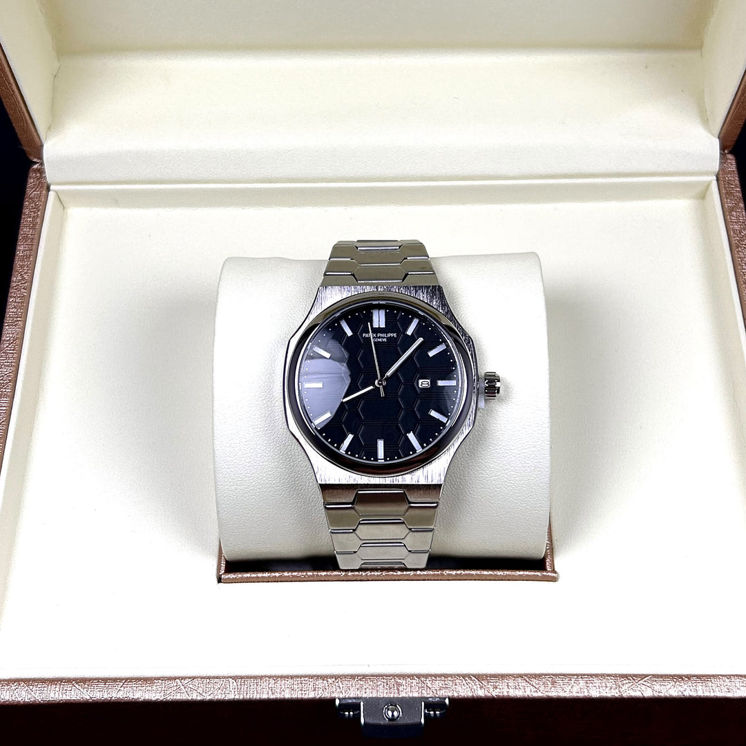 Patek Philippe Nautilus – Black &amp; Silver