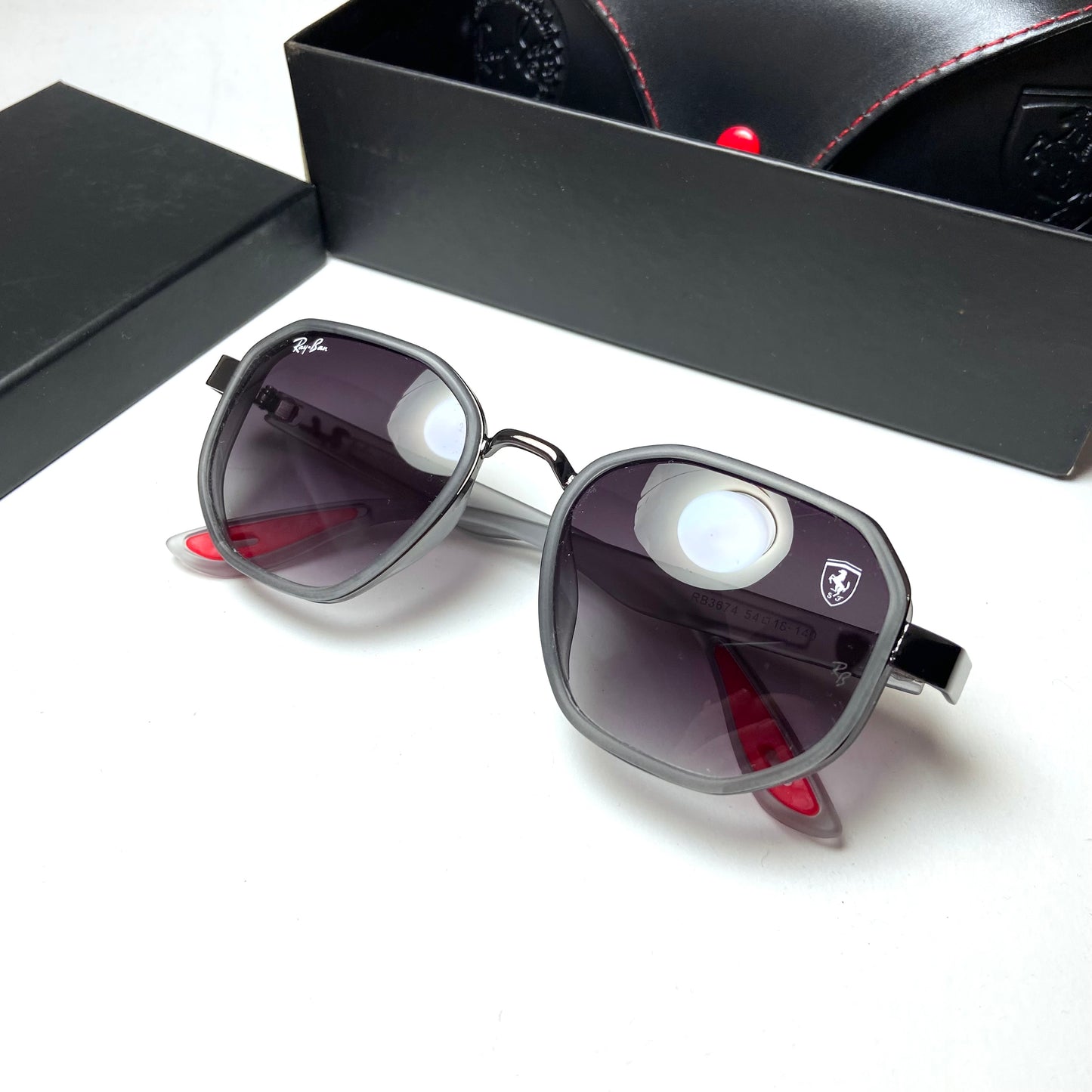 Ray Ban Geometric Scuderia Ferrari Gray