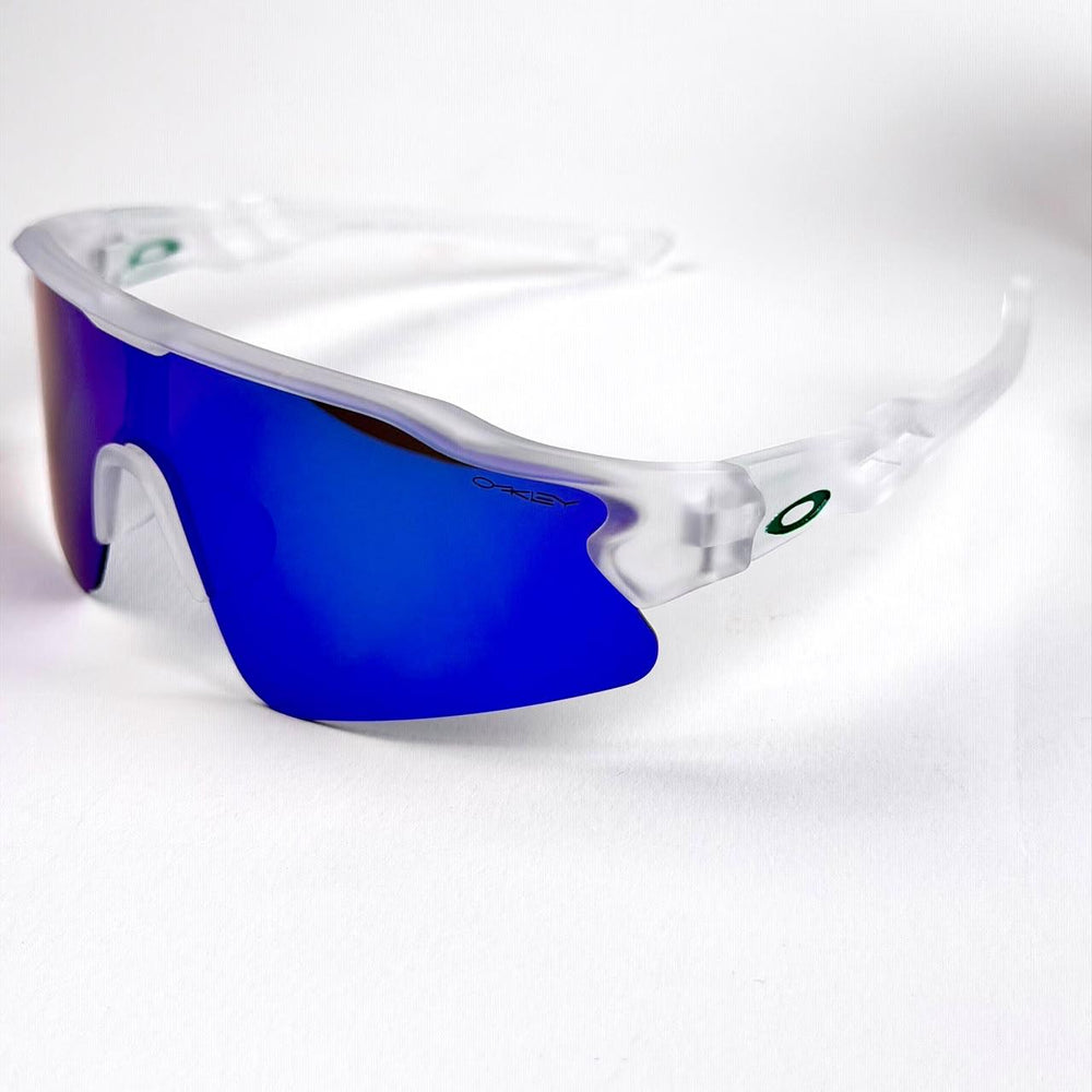 Oakley Radar EV Path – Clear White Blue Violet Mirror