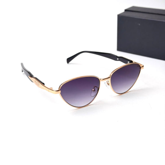 Prada Cat Eye – Gold Purple Gradient