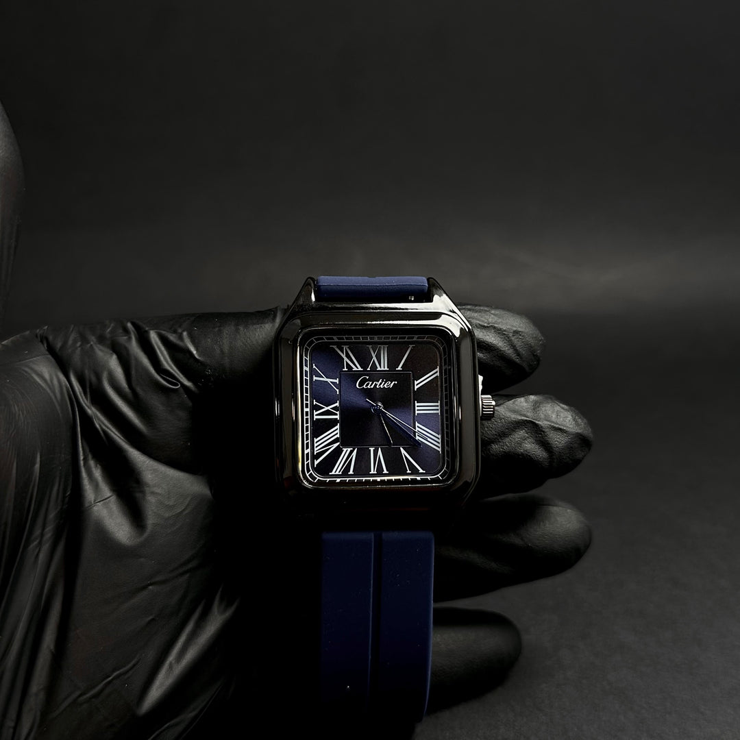 Cartier Tank – Black &amp; Blue