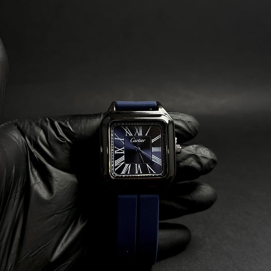 Cartier Tank – Black &amp; Blue