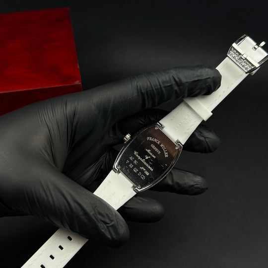 Franck Muller Vanguard Heart For Her – White &amp; Silver Diamond