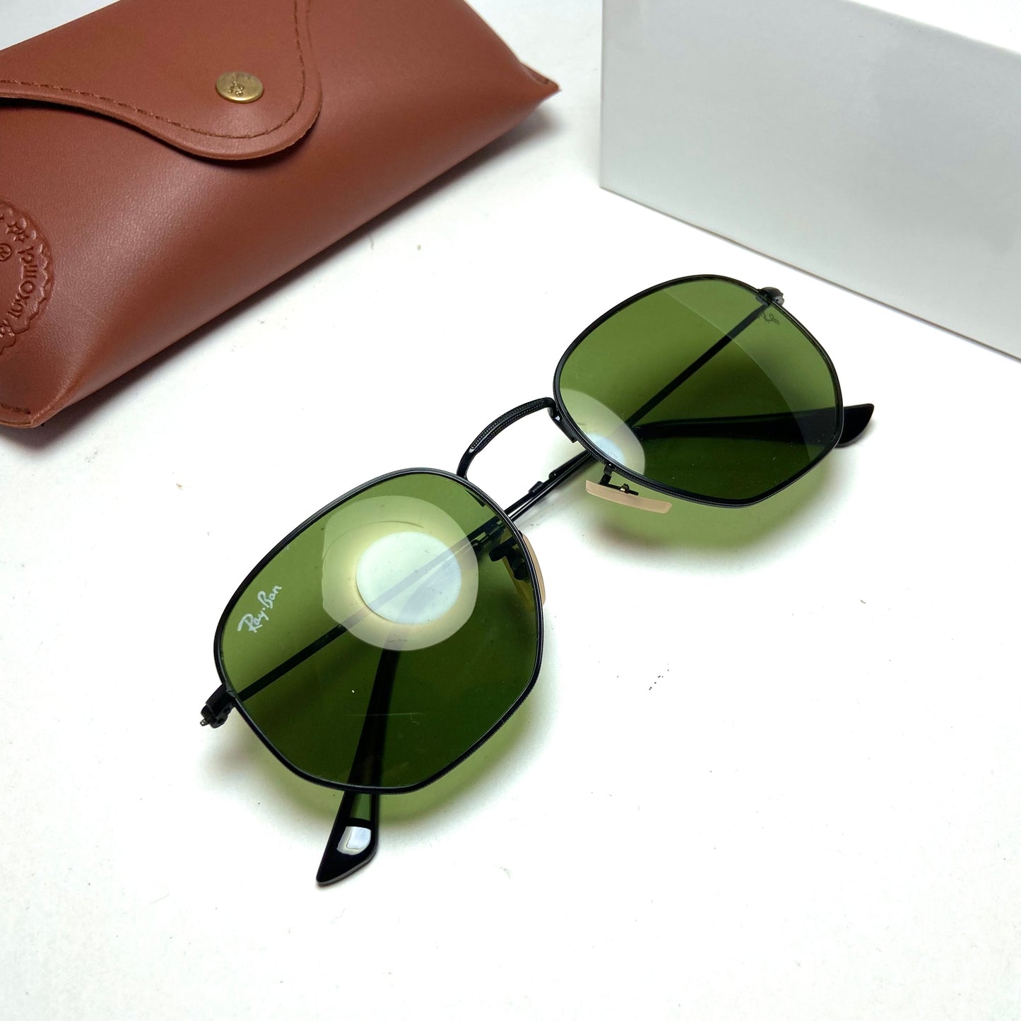 Ray Ban Hexagonal Classic Oily Green