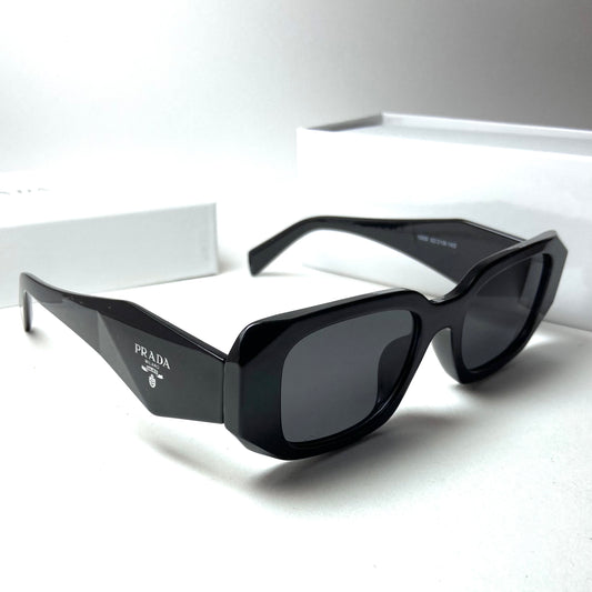 Prada Geometric Black Gloss