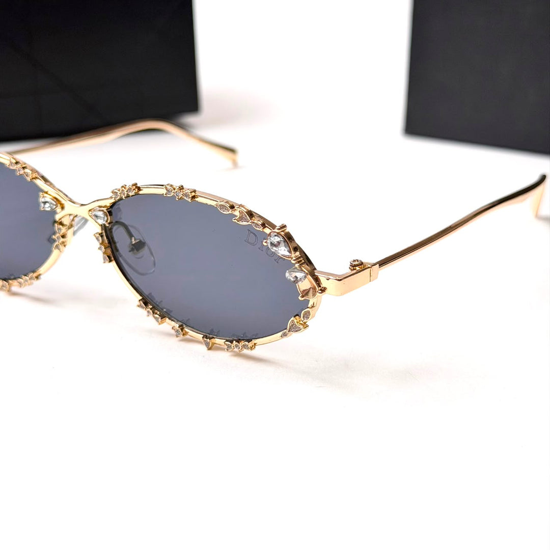 DIOR Crystal Oval – Gold Smoke