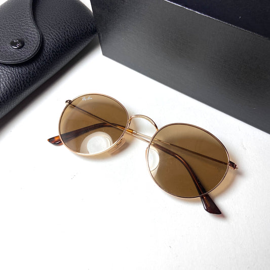 Ray Ban Round Brown