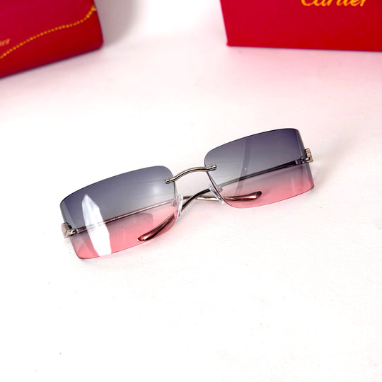 Panthère de Cartier Rimless – Smoke Pink Gradient