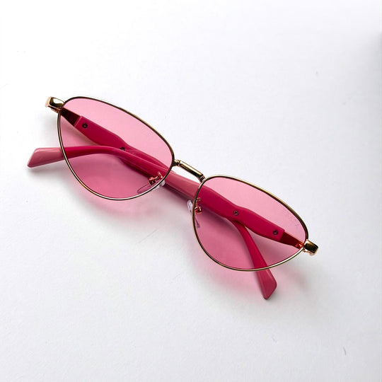 Prada Cat Eye – Gold Pink