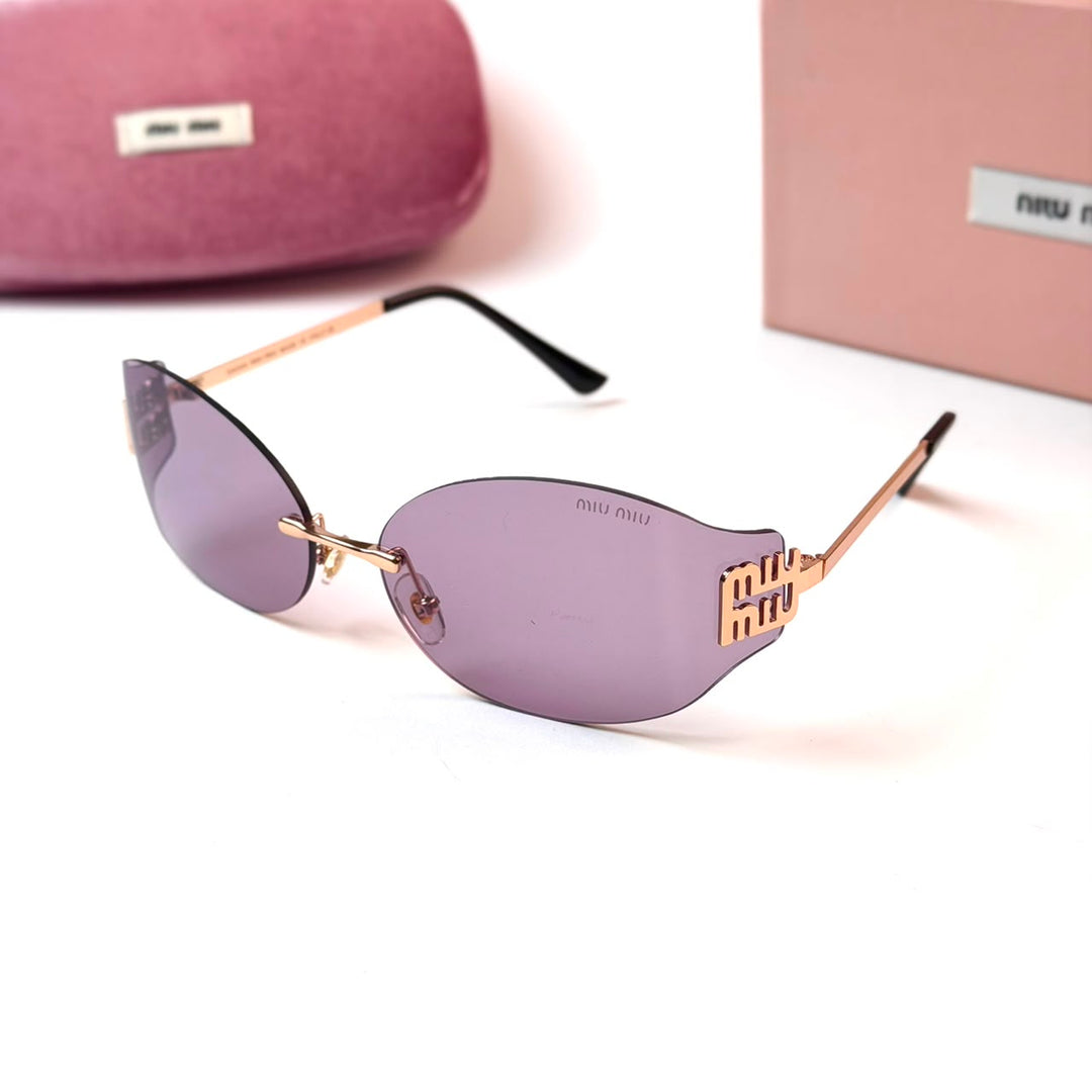 Miu Miu MU A51S – Rose Gold Purple