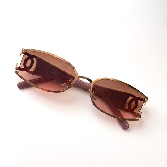 Chanel CC Metal – Rose Brown