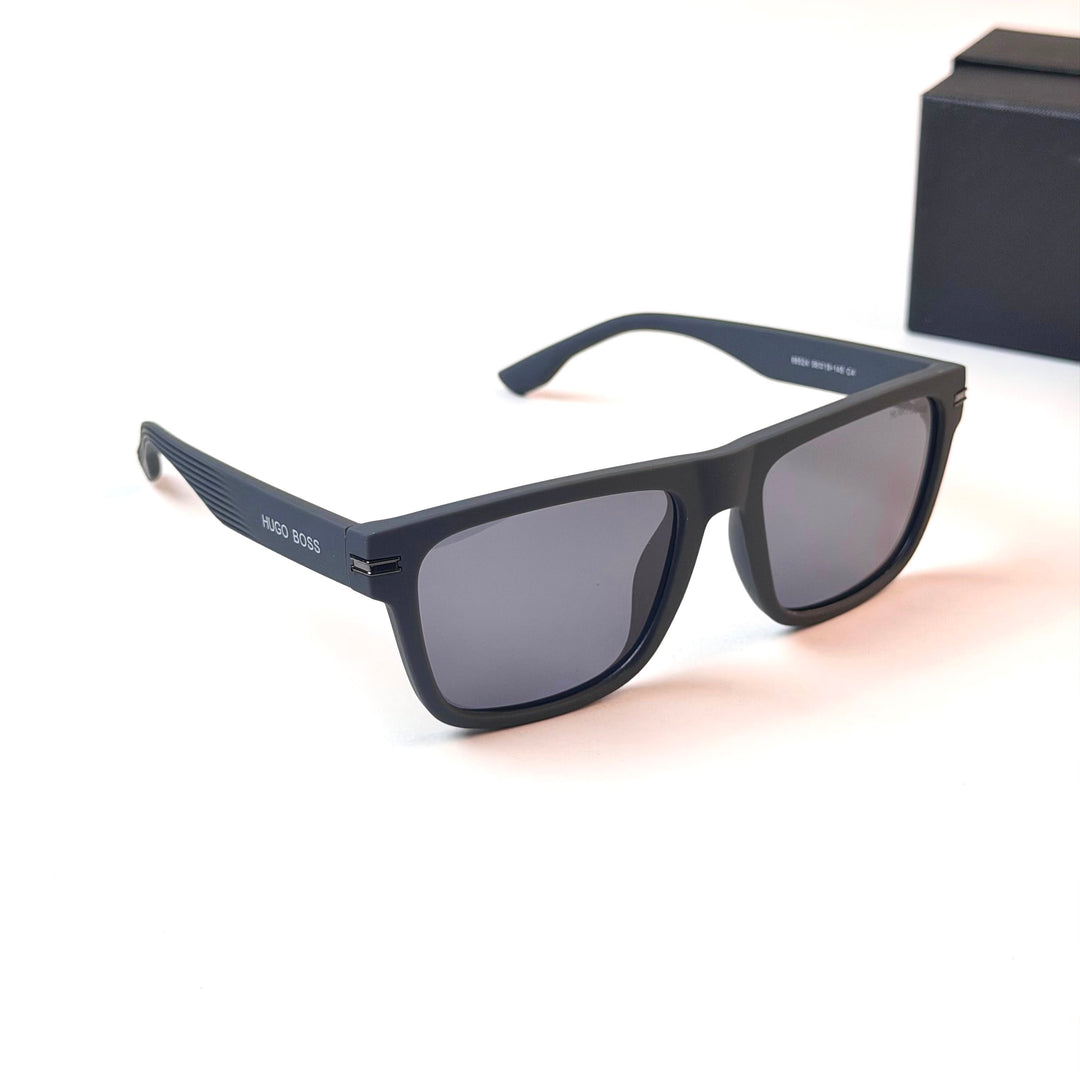 HUGO BOSS Rectangular Square – Navy Smoke