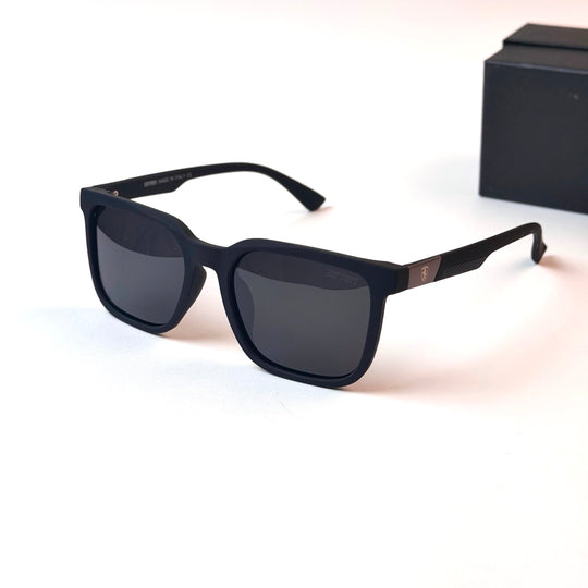 FERRARI Rectangular Square – Black Smoke
