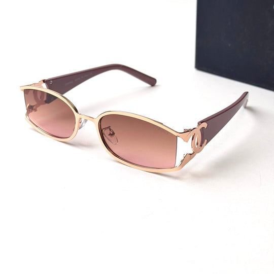 Chanel CC Metal – Rose Brown