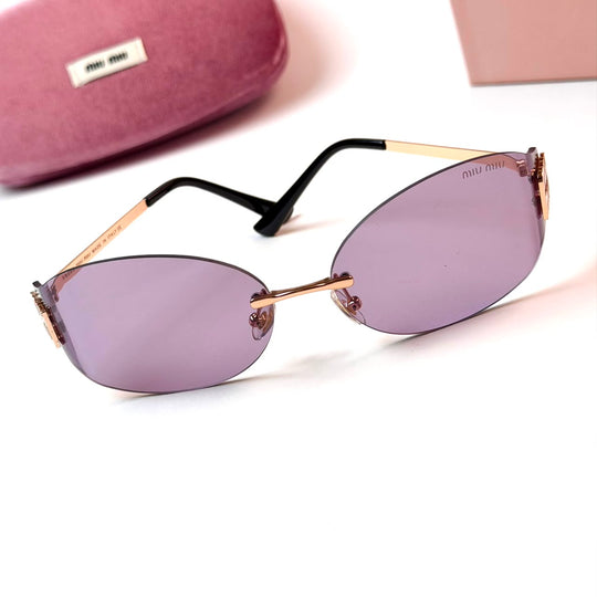 Miu Miu MU A51S – Rose Gold Purple