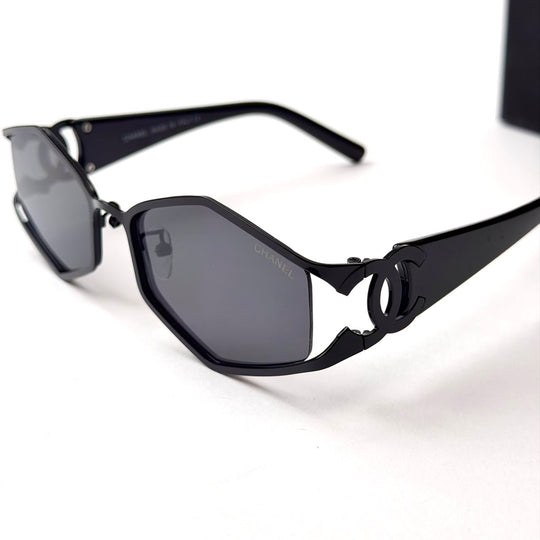 Chanel CC Open Frame – Black Smoke