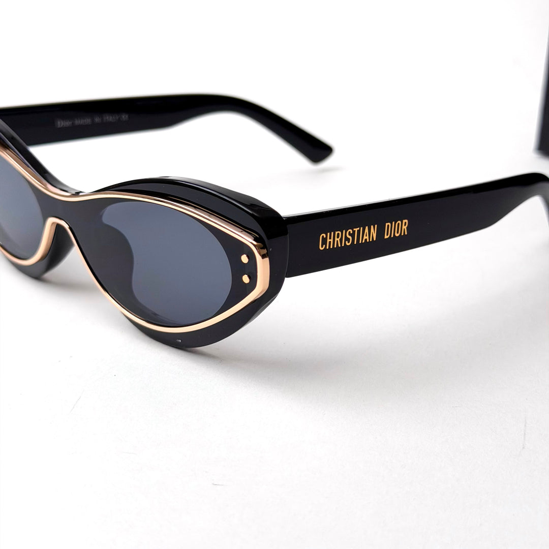 Dior DiorMeteor B1I Cat Eye – Black Gold