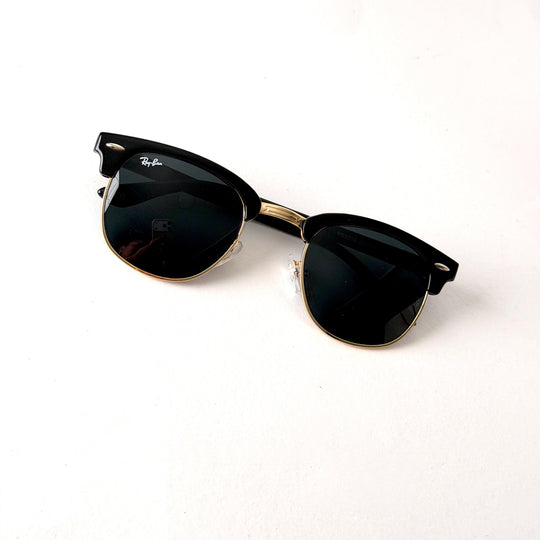 Ray Ban Clubmaster – Black / Dark Grey Lenses