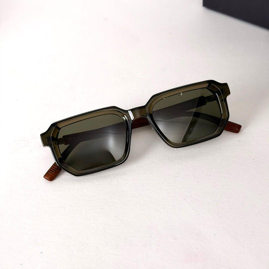 Moscot Square – Olive Green