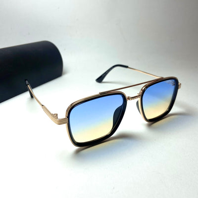 Gucci Square B80 - Blue & Yellow