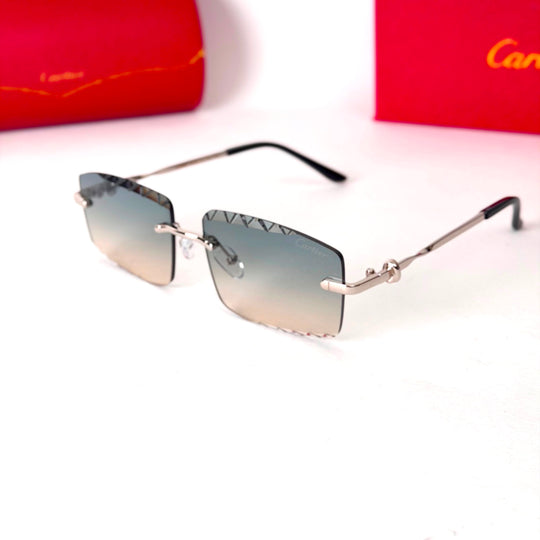 Cartier Crystal Rectangle - Smoking Gradient