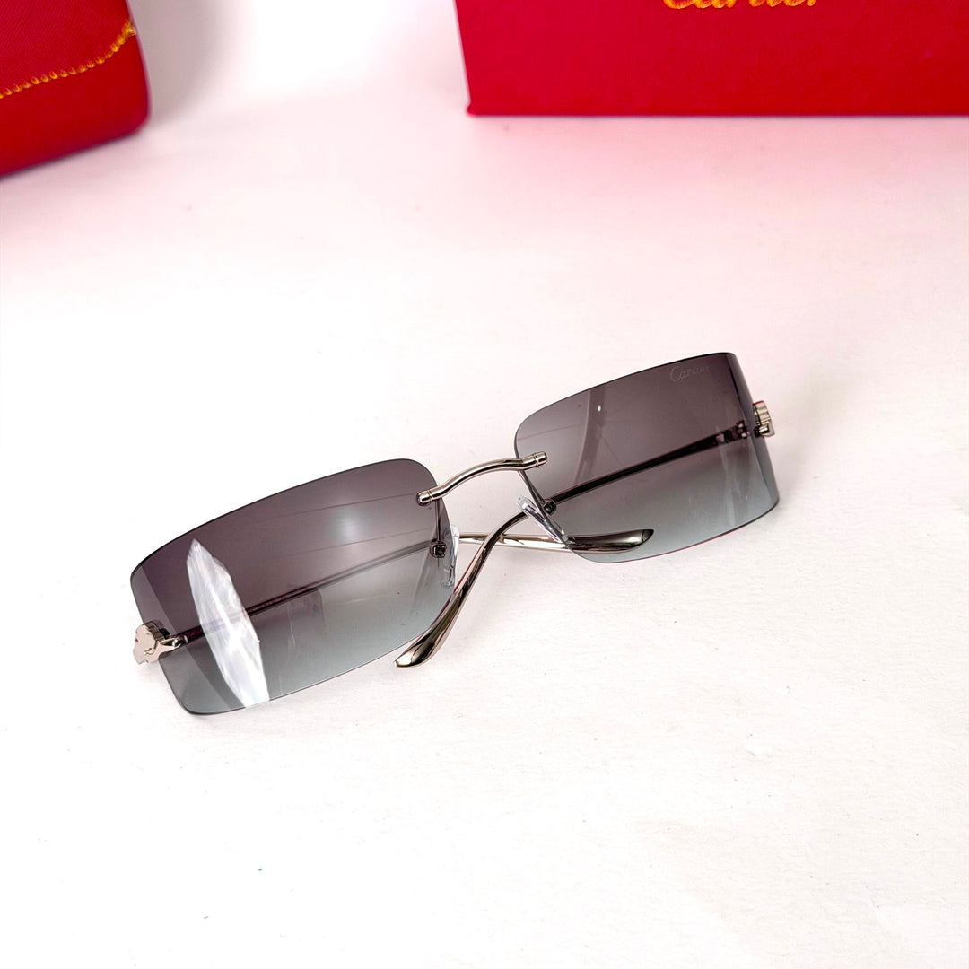 Panthère de Cartier Rimless – Smoke Grey Gradient