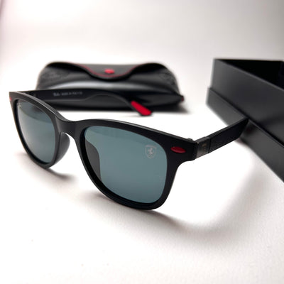Ray Ban Wayfarer Scuderia Ferrari RB4195 - Black n Red