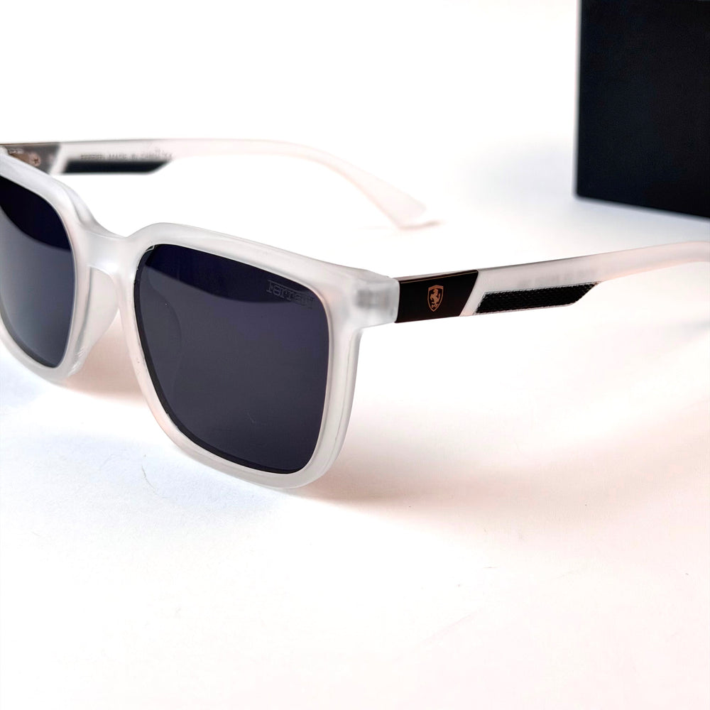 FERRARI Rectangular Square – Transparent Smoke