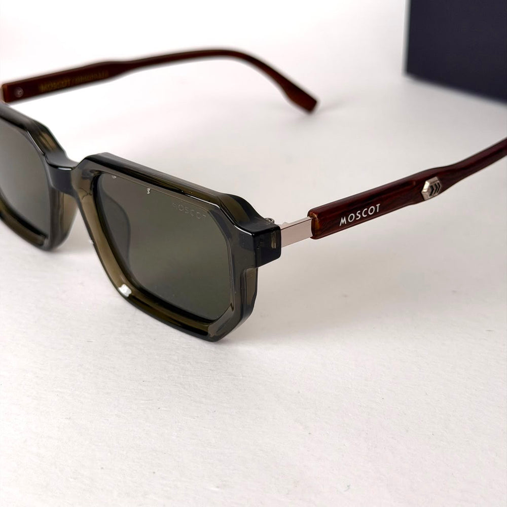 Moscot Square – Olive Green