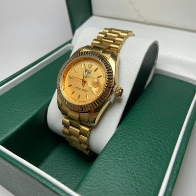 Rolex Day-Date For Her - Gold-Tone with Gold Dial
