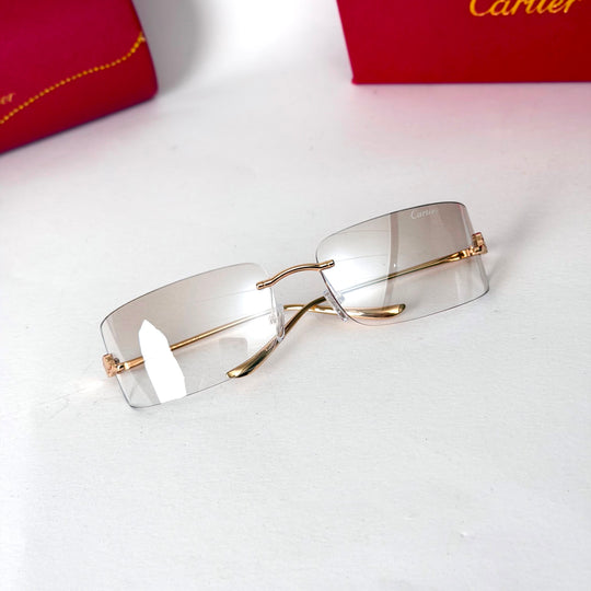 Panthère de Cartier Rimless – Clear Smoke