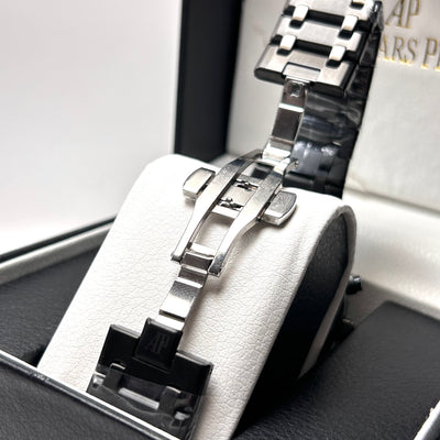 Audemars Piguet Royal Oak Chronograph For Him - Black with Gray Dial