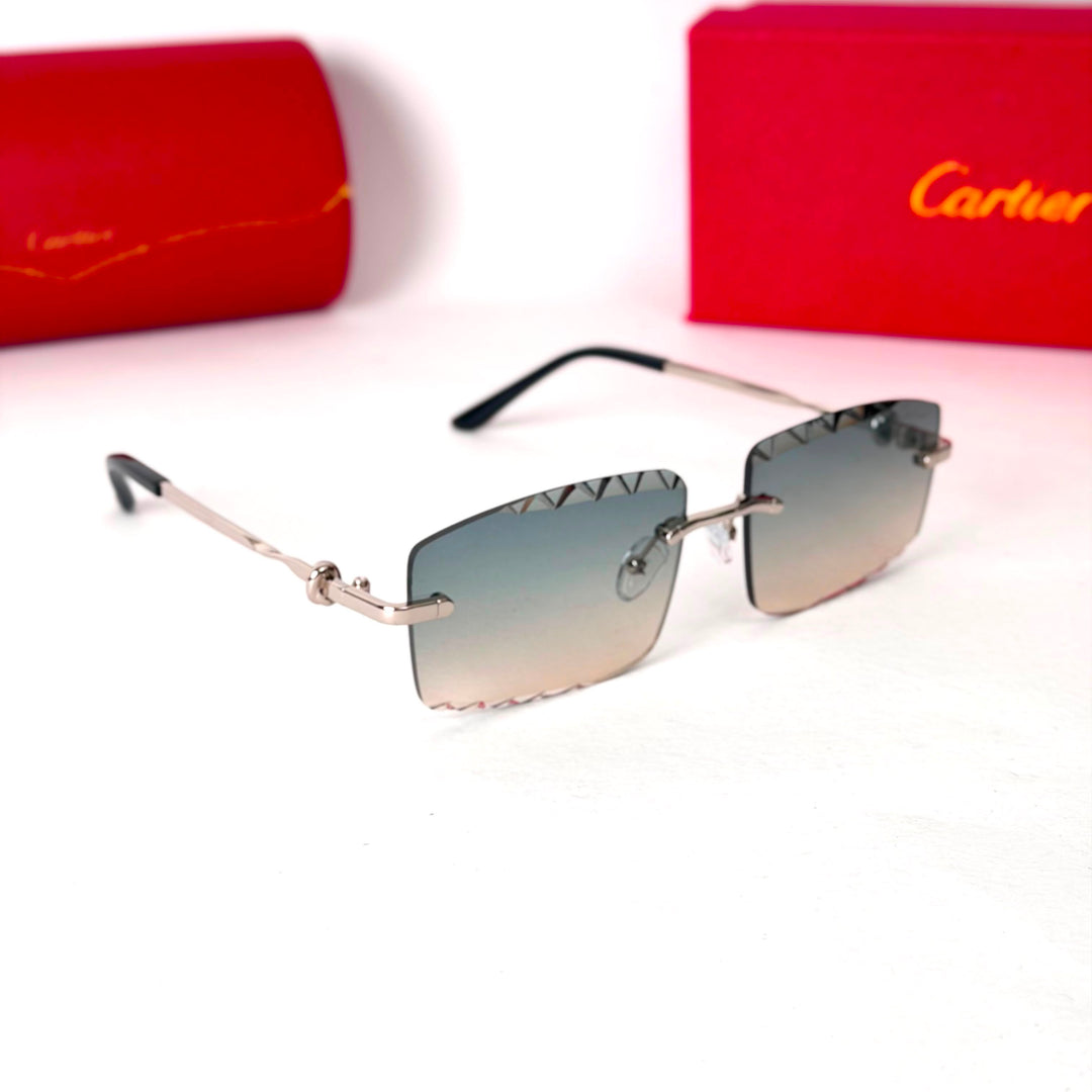 Cartier Crystal Rectangle - Smoking Gradient