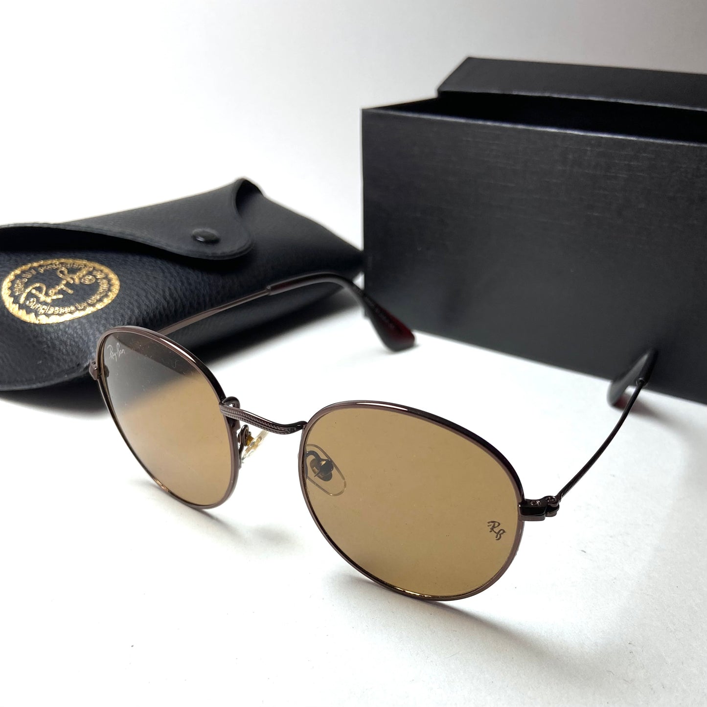 Ray Ban Small Round Brown