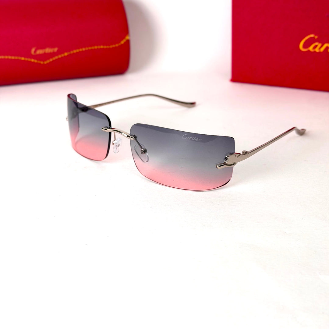 Panthère de Cartier Rimless – Smoke Pink Gradient