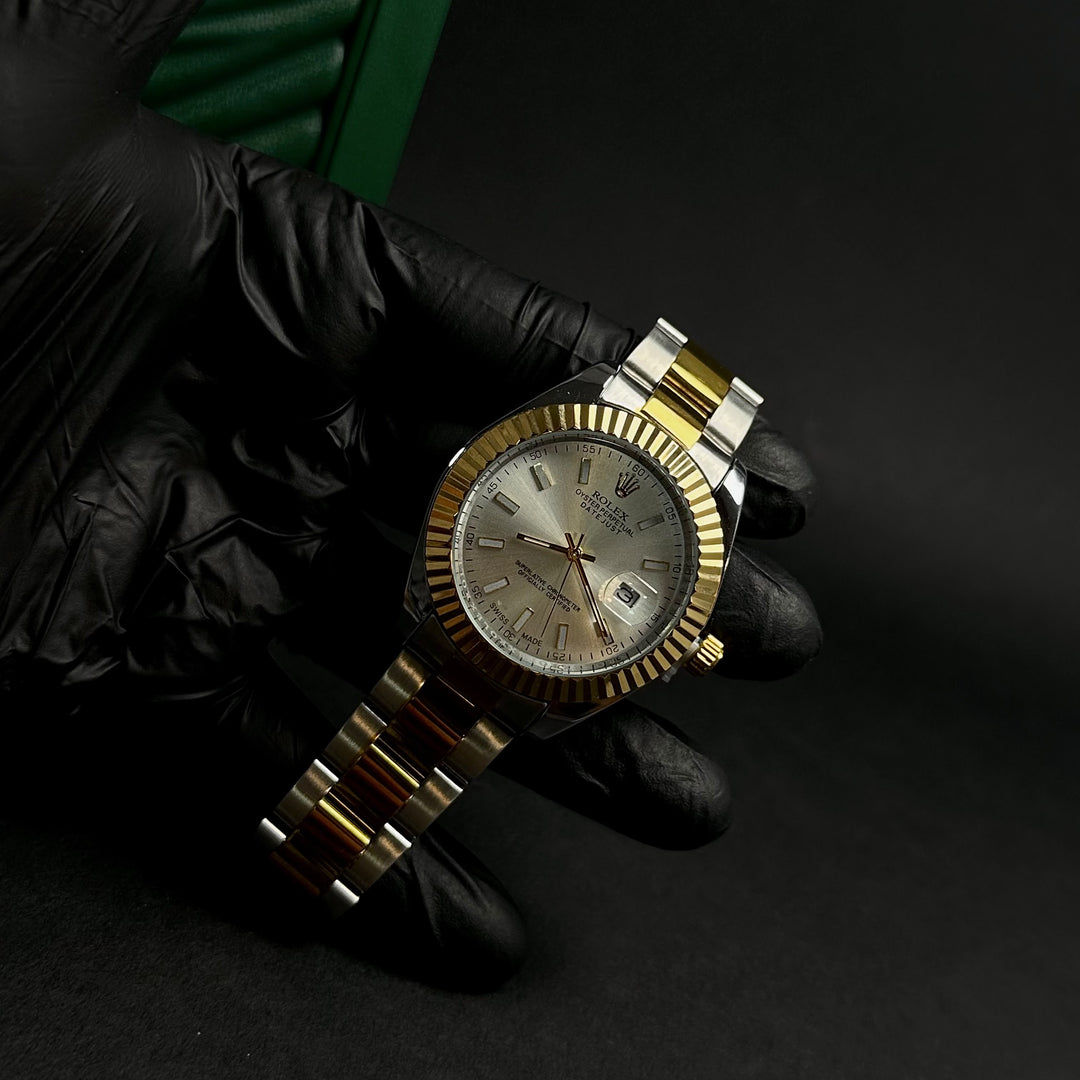 Rolex Datejust For Him – Silver Sunburst Dial &amp; Fluted Bezel