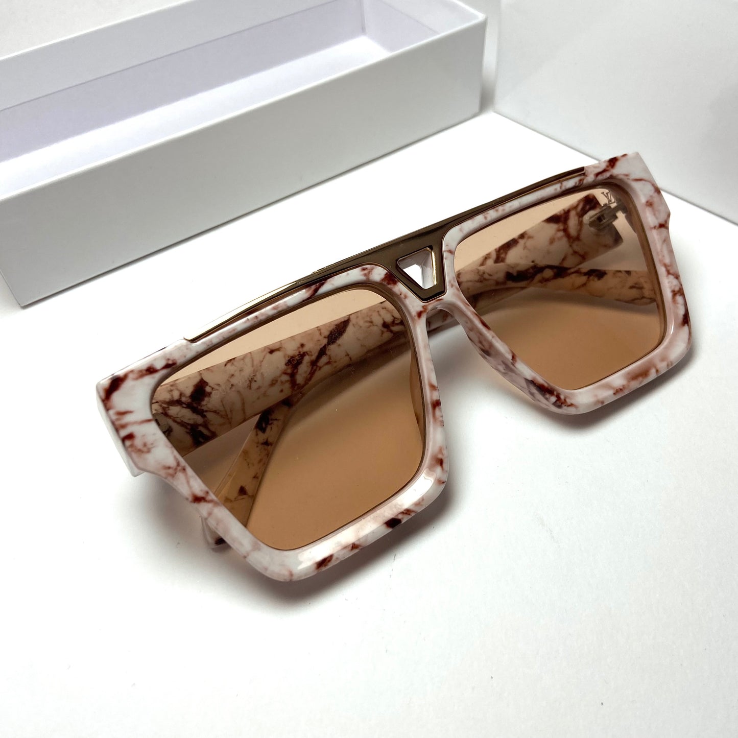 Louis Vuitton Square Beige Brown