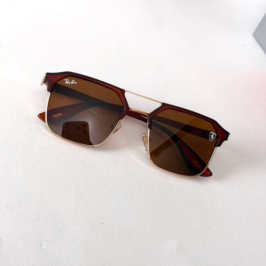 Ray Ban Scuderia Ferrari Hexa - Brown
